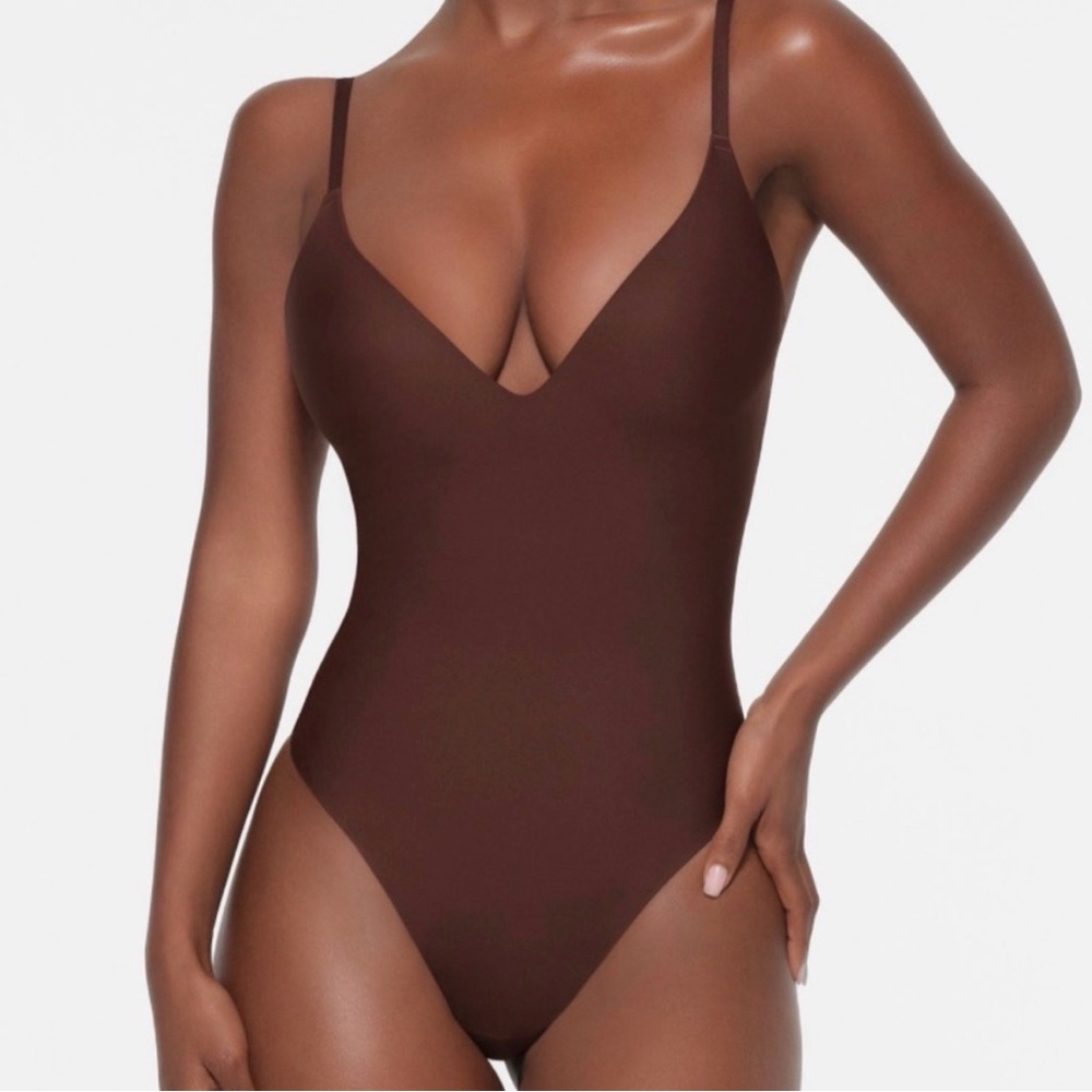 SKIMS Chocolate Bodysuit